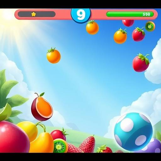 フルーツキャッチゲームのスクリーンショット