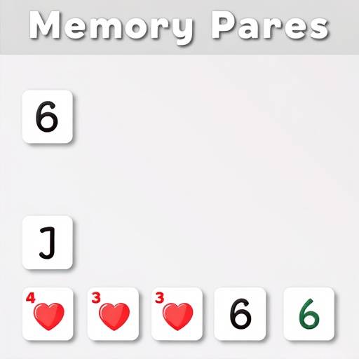 メモリーチャレンジゲームのスクリーンショット - ペアが成立した状態